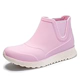 [Hanani] レインブーツ レディース レインシューズ 完全防水 レディース 雨靴 ショートブーツ チェルシーブーツ サイドゴア 短靴 軽量 通勤 梅雨対策 台風でも対応 晴雨兼用 24.5cm