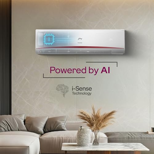Image of Godrej 2.5 Ton 3 Star | New Star Rated| Inverter Split AC | 5 Years Comprehensive Warranty| AI powered | 5-In-1 Convertible Cooling | Heavy-Duty Cooling At 52C (AC 2.5T EC HIC 30K3TG RA 4, White)