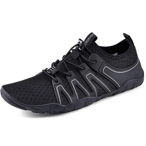 Image of WateLves Water Shoes Mens Womens Beach Swim Shoes Quick-Dry Aqua Socks Pool Shoes for Surf Yoga Water Aerobics