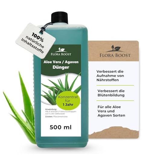 Aloe Vera Pflanzen Dünger Flora Boost auch für Agaven geeignet Flüssigdünger (500 ml)