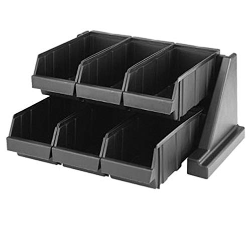 Cambro 6RS6480 - Organizer Rack, 6-Bins, Speckled Gray