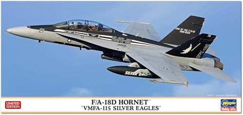 ハセガワ 1/72 アメリカ 海兵隊 F/A-18D ホーネット VMFA-115 シルバーイーグルス プラモデル 02497 (飛行機)のサムネイル