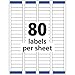 Avery Printable Return Address Labels with Sure Feed, 0.5