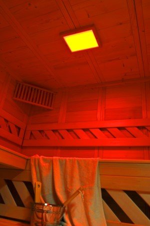 Sauna LED Kleurlicht met 180 LED Plafondlicht - Chromotherapie Licht | Plafondmontage | LED-verlichting met kleurverandering | Hittebestendig