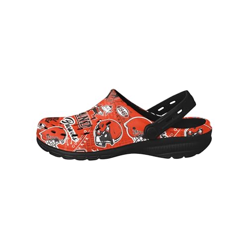 Image of FOCO Arizona Cardinals NFL Mens Historic Print Clog with Strap