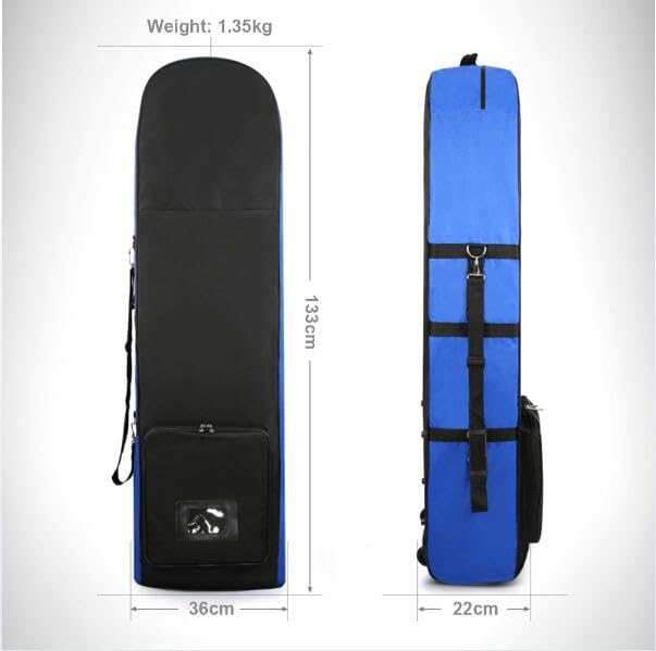 Bolsa de Viaje Ligero de Golf, Bolsa de aviación Plegable de una Sola Capa con poleas, 1.4 kg