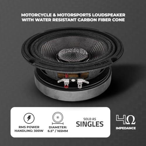 image for DS18 PRO-CF6.4 6.5” Motorcycle & Motorsports Loudspeaker with Water 