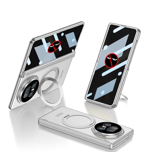 Coque intégrale Honor Magic V5 2025 argentée avec charnière magnétique et film confidentialité