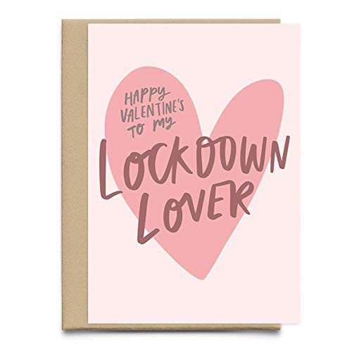 Happy Valentine S To My Lockdown Lover Funny Valentine S Day Card For Boyfriend For Girlfriend For Him For Her Amazon Co Uk Handmade Products