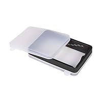 Vista 1 de Sovol Cubeta de Resina para Impresora 3D de Aluminio Anodizado con Película FEP y Anillo de Acero Preinstalado, Tanque de Resina con Marco de Metal