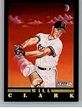 1991 Fleer Pro Visions #2 Will Clark San Francisco Giants Official MLB Baseball Trading Card in Raw (NM or Better) Condition