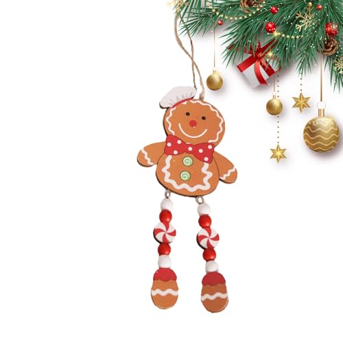 Ornements de Noël en pain d'épices en bois : cadeau idéal de fêtes Household
