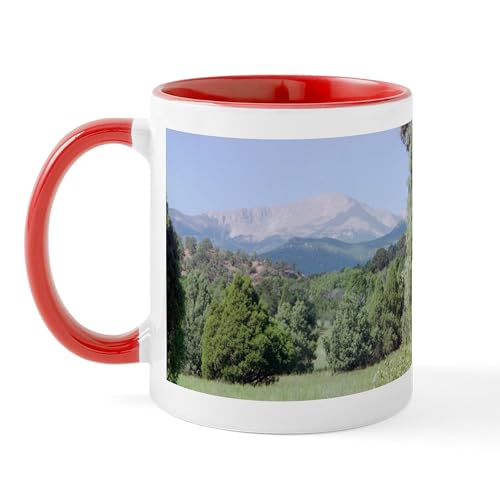 Taza de Cerámica CafePress 11 oz Blanco/Rojo miniatura 1