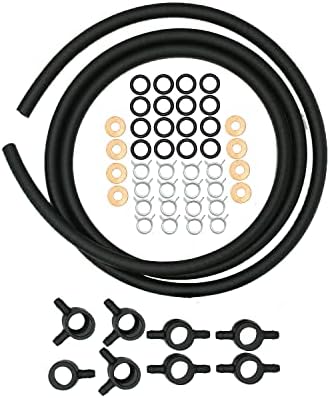 YICHEN 7135-264 FOR Diesel Fuel Injector Installation Return Line Kit 1983-1988 6.9L 7.3L (3002)