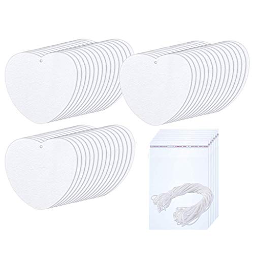 Diyエアエアフレッシュナーの香りのシート空白のプレスフェルトブランクの昇華エアフレッシュナーブランクカーの香りの吊り下げシート