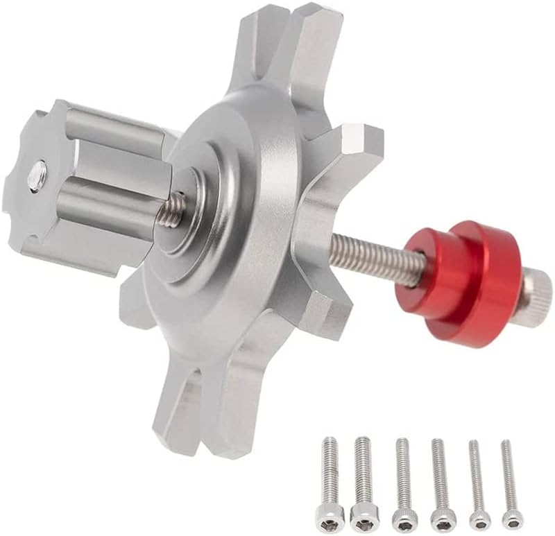 Integy RC Modelo C31242SILVER Herramienta de montaje de rueda Beadlock tamaño 1.9 y 2.2 para orugas a escala 110