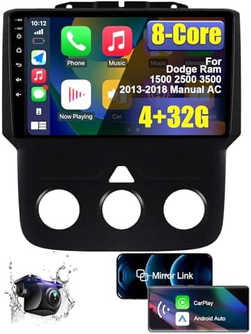 2006-2007-2008 Dodge Ram 1500 2500 3500 CarPlay Android 13 Radio GPS SWC | 6.5 In | Black | 5 Years Manufacturer Warranty - Foto 4