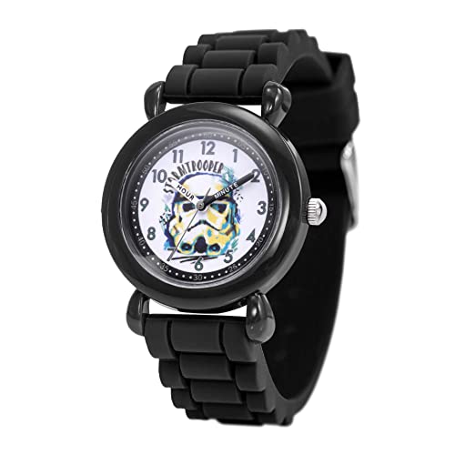 Image of STAR WARS Kids' Plastic Time Teacher Analog Quartz Silicone Strap Watch