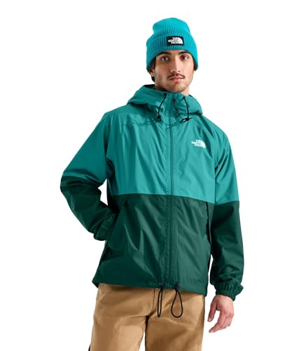 Image of THE NORTH FACE Men's Antora Rain Hoodie | Windproof & Waterproof With Adjustable Hood, Drawcord Hem