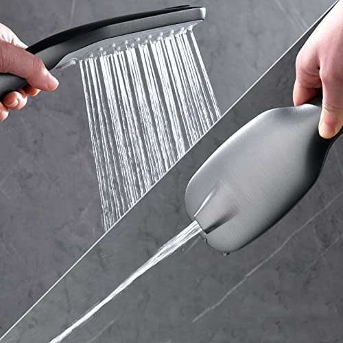 Système de Douche Robinet de Baignoire Cascade Murale Encastrable Gris - 2
