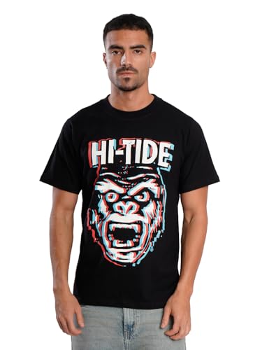 Image of BENE KLEED Men's Graphic Cotton T-Shirt | Crew Neck | Half Sleeve | Regular Fit | Black