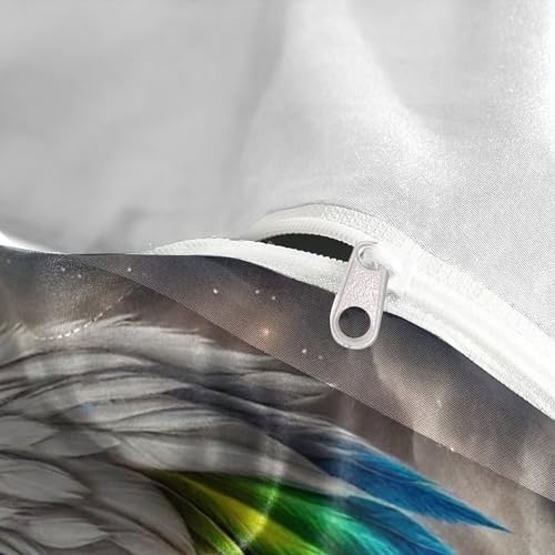 Parure de lit ailes d'ange King Size impression 3D microfibre de confort