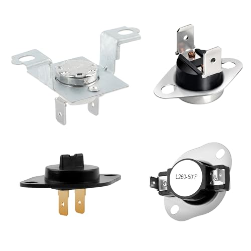 Hyaminu DC47-00016A Dryer Thermal Fuse Kit with DC96-00887A DC47-00018A DC32-00007A Replacement Thermostat Set for Samsung LG Kenmore Electric Dryers Replaces AP4201894 PS4205213