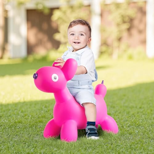 EVERICH TOY Bouncy Horse Hopper for Toddlers, Balloon Dog Bouncy Animals Jumping Horse, Inflatable Ride on Bouncer Hopping Toys Gifts for Boys Girls 18 Months 2 3 4 5 6 Years Old by EVERICH TOY - Image 8