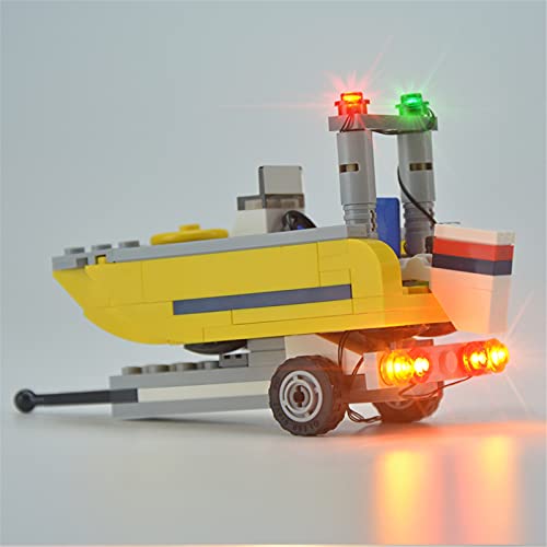 ADMLZQQ LED Light Kit Für Creator Expert Die Urlaubsurlaub, Sammlerstück, Die Mit Lego 31052 Sammelbar Ist (Nicht… – Bild 7
