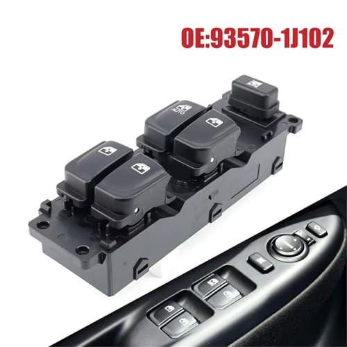 Bouton de commutation de commande de vitre pour aérer votre Hyundai i20 de 2008 à 2015