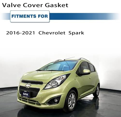 Image of AUCERAMIC Valve Cover Gasket Fit for 2016-2021 Chevy Spark 1.4L L4 12649041 12649042