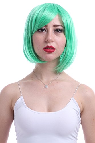L-email Short Lolita Bob Wig More Beautiful 6 Colors Cosplay Full Hair Wig Cb4 (green)