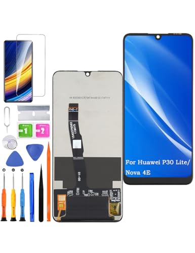 Screen Replacement for Huawei P30 Lite Original, MAR-LX3A MAR-L01A MAR-L21A LCD Touch Panel Display Digitizer Assembly Repair Parts with Kit