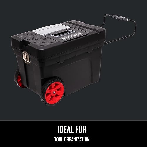 CRAFTSMAN Rolling Tool Box with Wheels, Includes Organizers and Trays, Heavy Duty Plastic, Lockable, 15.2 Inch (CMST33026) by CRAFTSMAN - Image 3