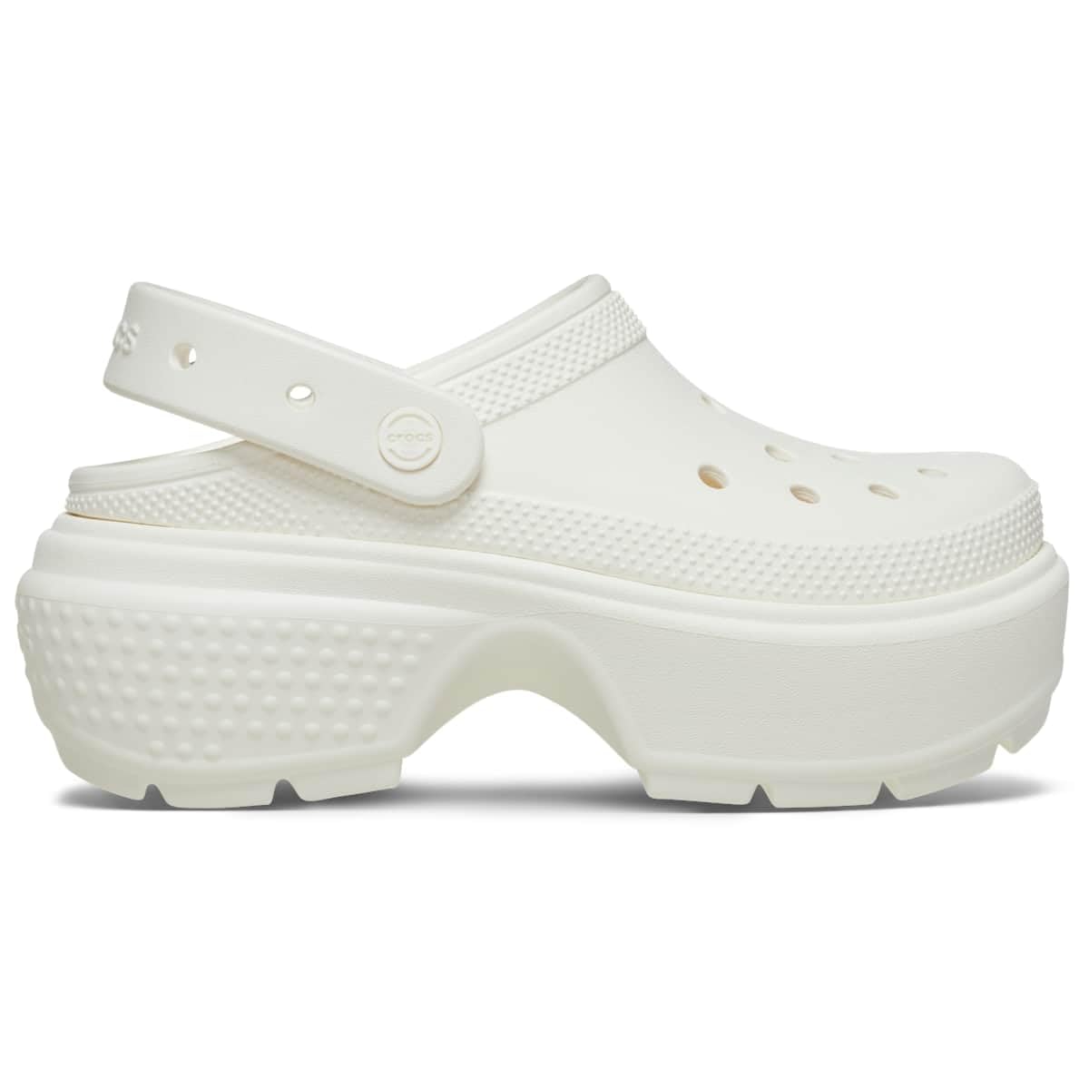 Crocs, Unisex Adult, Stomp Clog, Chalk, 11 UK Men