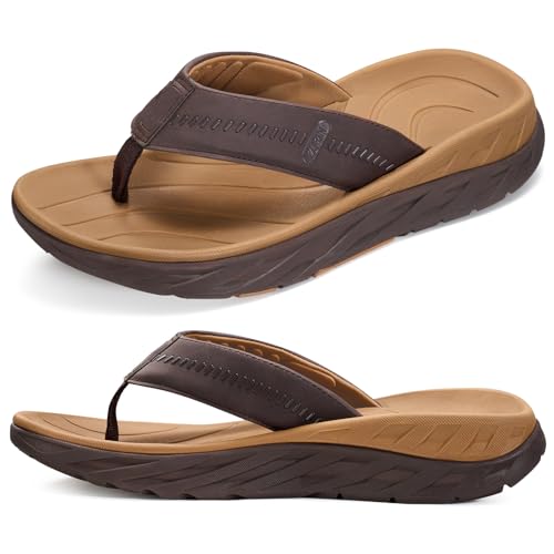 ZURIN Mens Orthotic Flip Flops