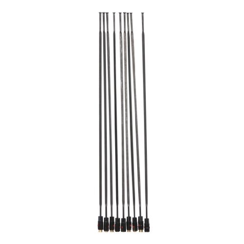 Rayons Mavic Crosstrail noir haut de gamme kit de 9 pièces pour roue avant de VTT