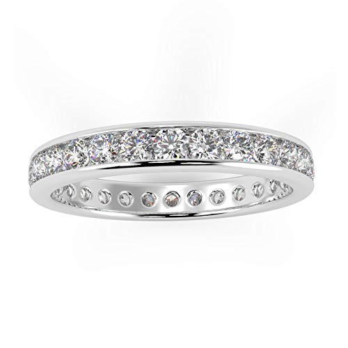 3.3mm 1.50ct certificato Round Diamond Channel Set...