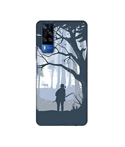 Image of Hunter Design 3D Printed Hard Back Case Cover for Vivo Y51A / Y31 (2021)