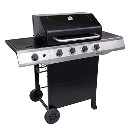 Performance 4-Burner Liquid Propane, Cart-Style Outdoor Gas Grill- Black #TOP1