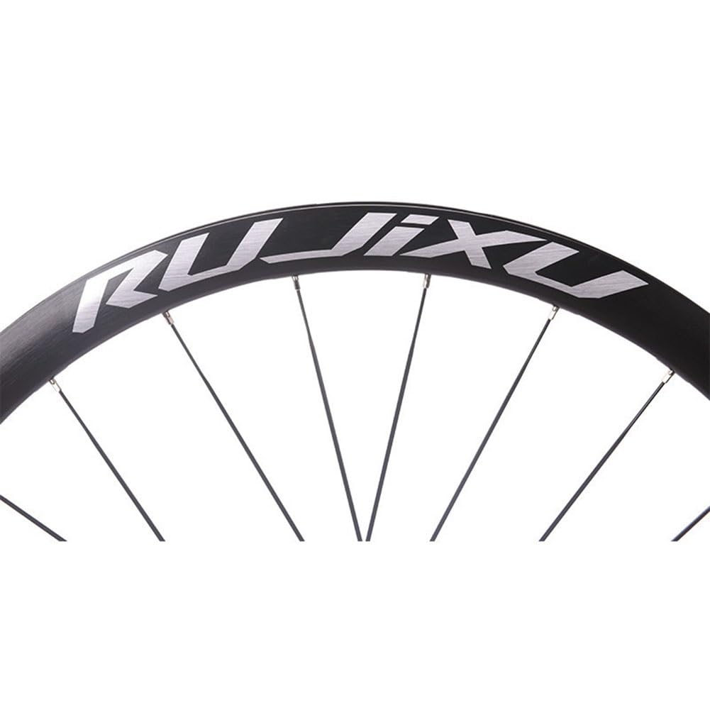 Jeu De Roues Vélo Route 700C – Disque, Axe Traversant, 24 Rayons, Moyeu 2/4 Roulements, Alu 7075