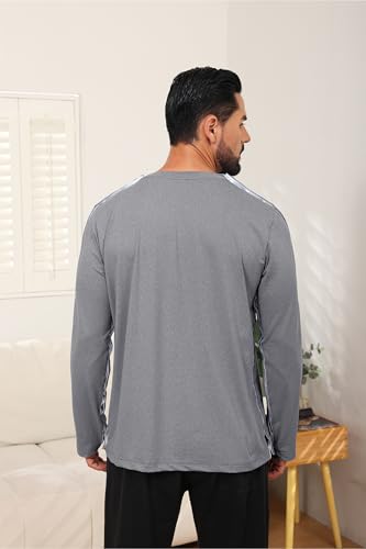 HORSSLE Post Shoulder Surgery Shirt, Comfy Wear After Surgery Shirts, Full Open Side Snap Chemo & Dialysis