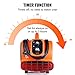 VEVOR Air Mover, 1/4 HP 1000 CFM Carpet Dryer for Cooling and Ventilating, Portable Floor Blower Fan with 4 Blowing Angles and Time Function, for Janitorial, Home, Commercial Use