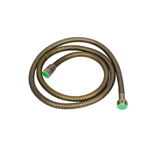 Clawfoot Tub Faucet, Pure Brass Two Holes Wall Mounted Tub And Shower Faucet Shower Faucet System Telephone Shape (Antique Brass Finish) #TOP3