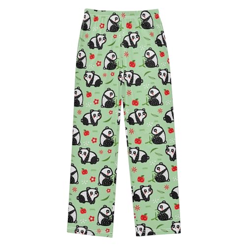 Boys' Pants Panda Animal Flower Long Bottoms Jogger Pants Elastic Waist Trousers with Pockets S-XL - Main Image