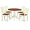 47/o - Finance East West Furniture DLAV3-OAK-C 3 Piece Dining Set