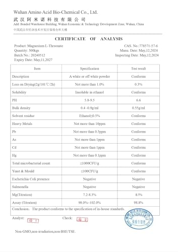 Image of Magnesium L-Threonate, 90 Capsules, Brain Health, Cognitive Support, Promotes Relaxation & Focus, High Absorption Formula