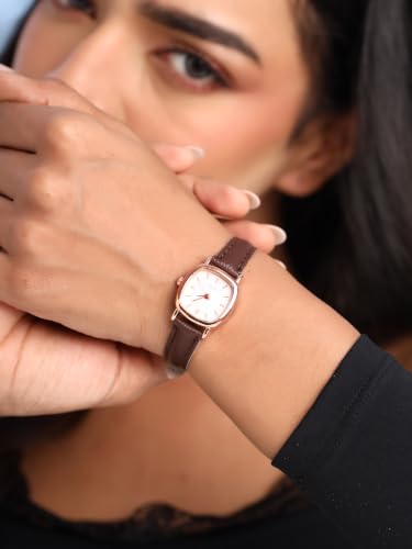 Image of Retro Hues Analog Wrist Watch for Women