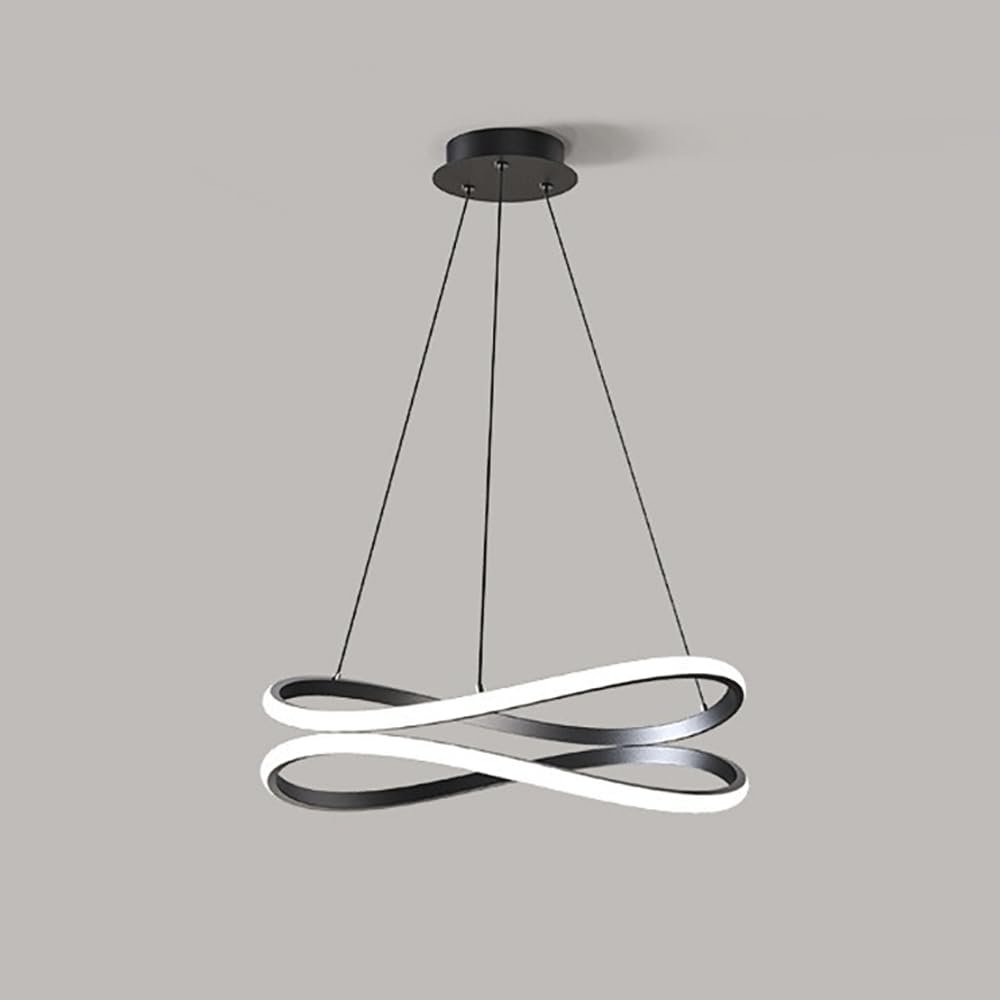 Lámpara Colgante Regulable, lámpara Circular Moderna, lámpara de Techo para Isla de Cocina con Control Remoto 3000K/4500K/6000K 10%-100% de atenuación para Restaurante cafetería