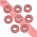 10PCS Replacement Skateboard Bearings 608 ABEC-7 Double Shielded for Skateboards, Scooters and Electric Tools - Silver